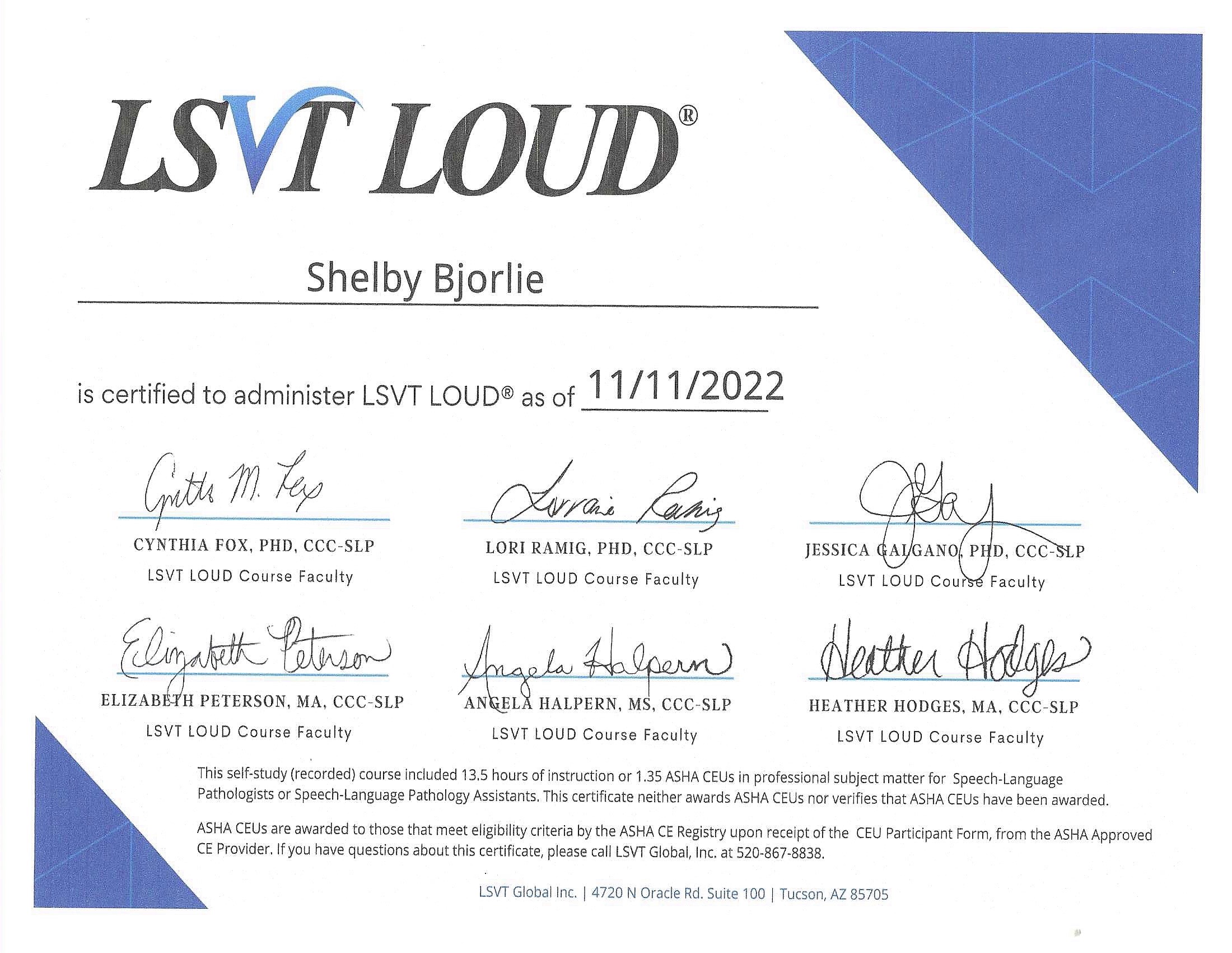 Shelby also has